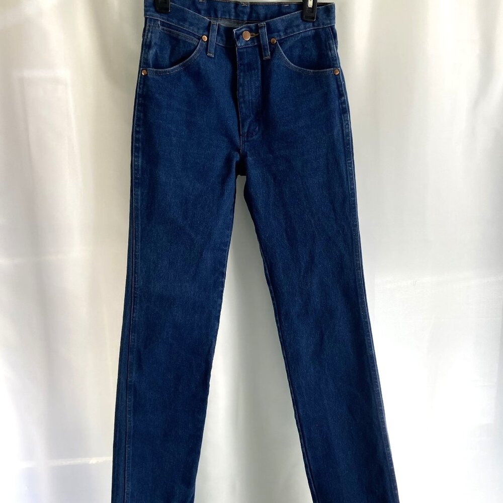 VTG Y2K Wrangler Rigid Cowboy Cut Slim Fit Jeans 936DEN Unisex 29x 34